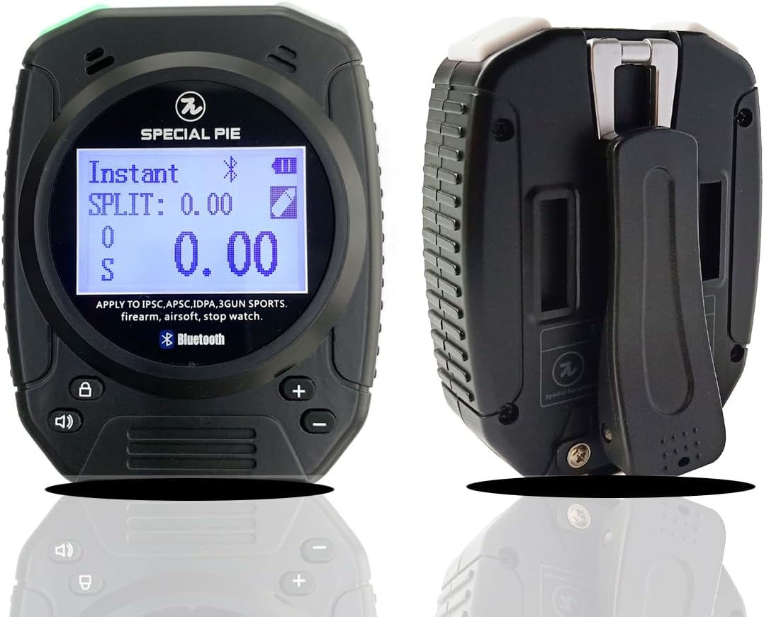 SPECIAL PIE Shot Timer - Perfect for Firearm & RO Use in USPSA, IPSC, IDPA, 3GU
