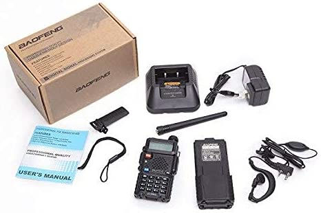 Thumbnail: BaoFeng UV-5R 8W High Power Portable Two-Way Radio 3800mAh Battery with 18.8inc