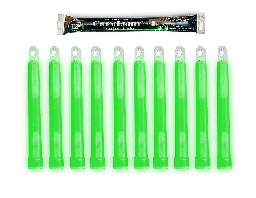 Thumbnail: Cyalume 9-55600 ChemLight Military Grade Chemical Light Sticks – 8 Hour Durat