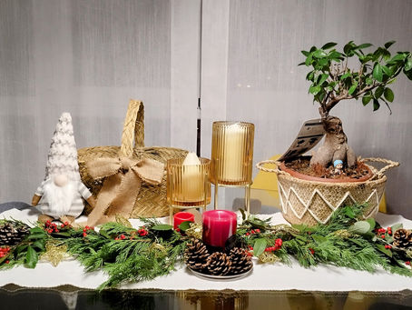 Centro de mesa Tradicional navideño