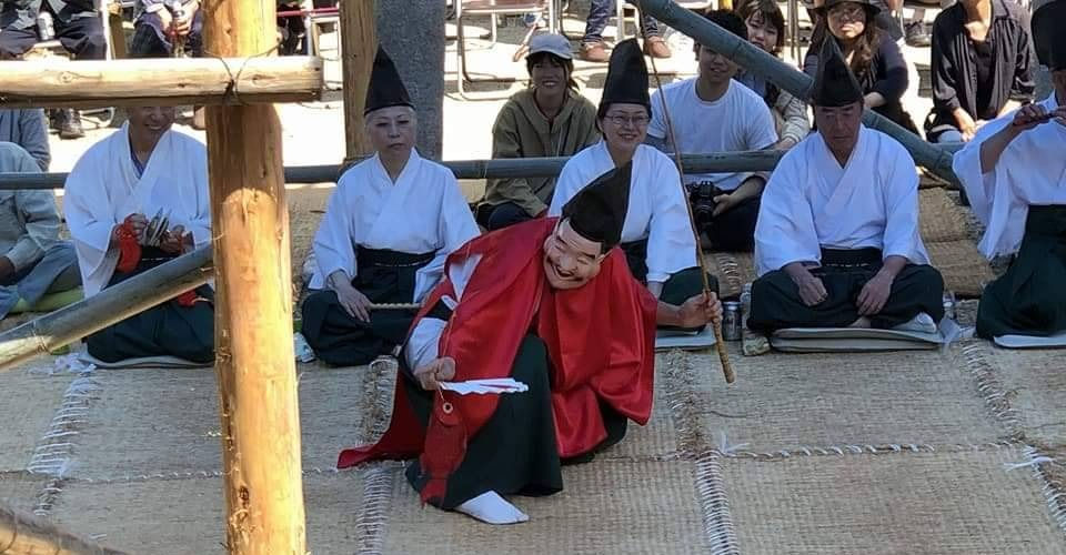 三作神楽伝承館にて