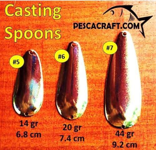Hurricane Kast-A-Way 3/8 oz Saltwater Fishing Spoon with Pulsating Hurricane Kast-A-Way 3/8 oz Saltwater Fishing Spoon with Pulsating