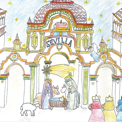 GANADORES DEL CONCURSO DE POSTALES NAVIDEÑAS DEL DISTRITO DE LOS REMEDIOS, AYUNTAMIENTO DE SEVILLA