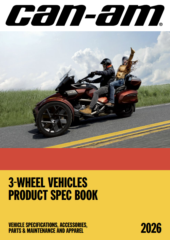 Catalog Can-Am 3 Wheel 2026