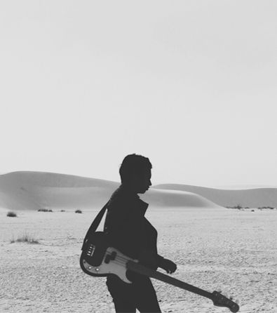 Musician in the Desert