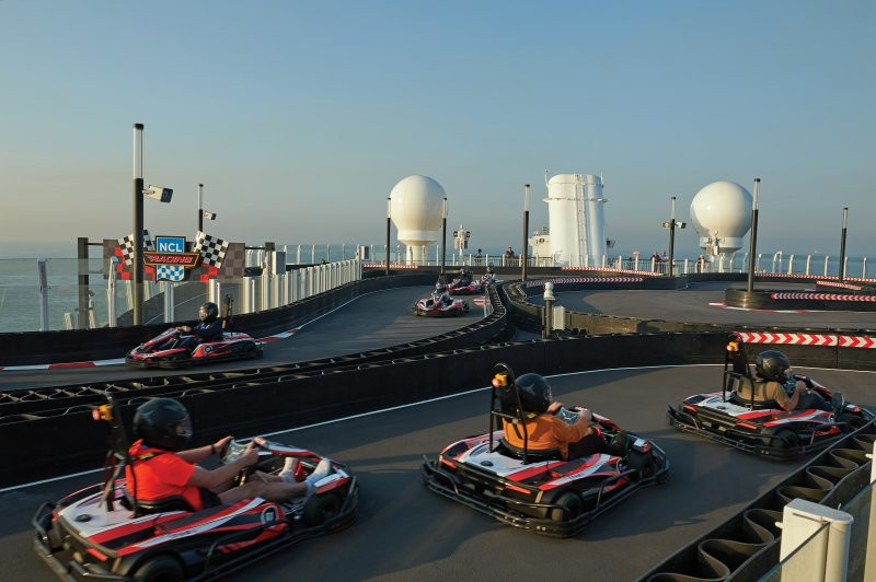 Largest Race Track at Sea, Norwegian Bliss