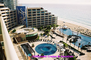 Balcony view of Hard Rock Hotel Cancun