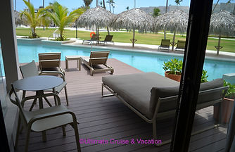Excellence Club Swim-up Suite patio, Excellence El Carmen