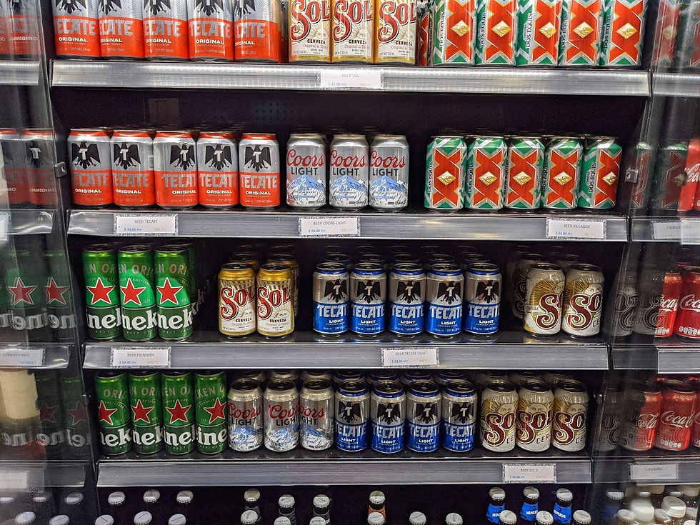 Select the beers you want in your room at Margaritaville Island Reserve Resorts