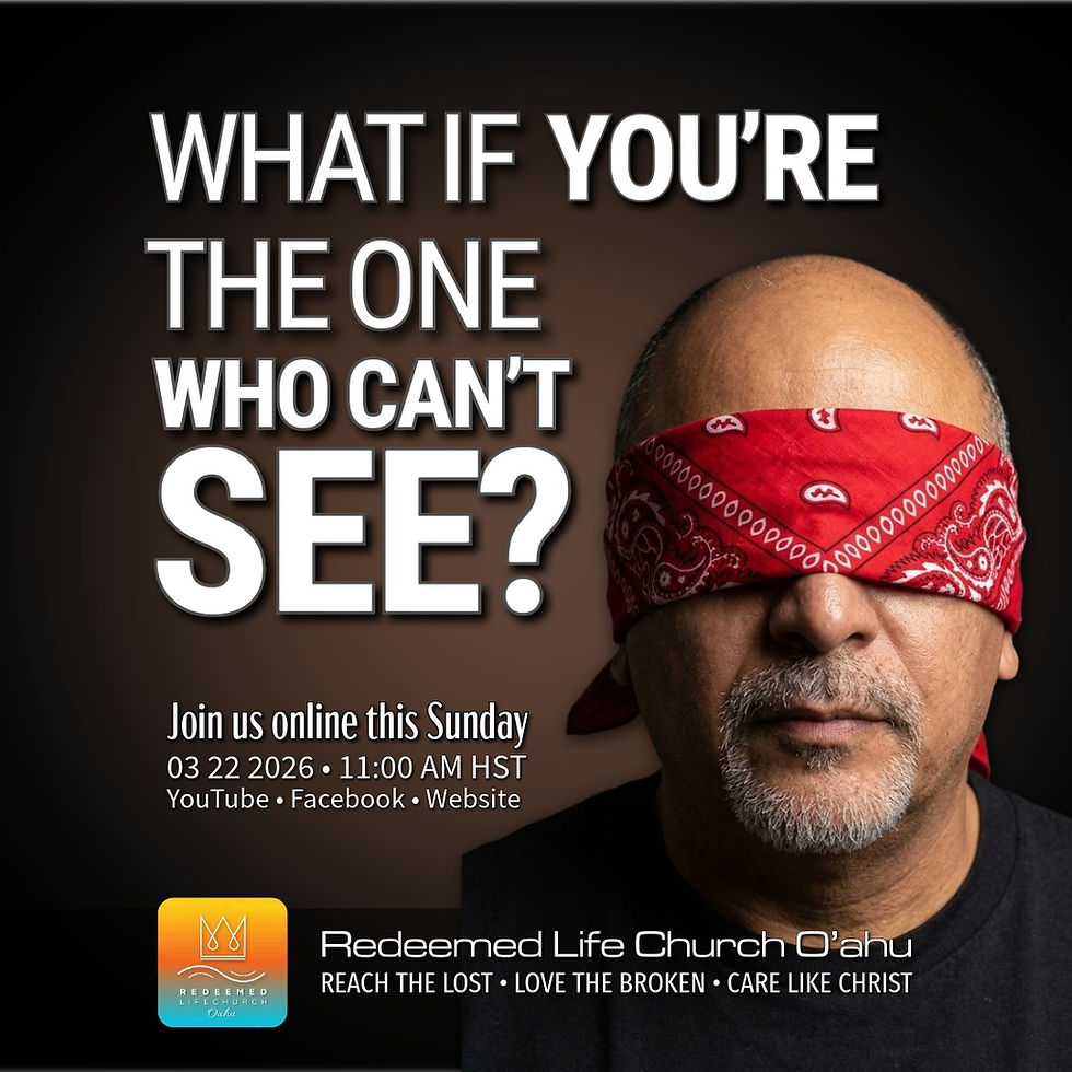 What If You’re the One Who Can’t See?