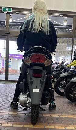 Dio110Lite足つき