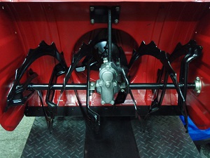 オーガ、スクレーパー、ブロア（インペラ）交換後とオーガケース塗装後