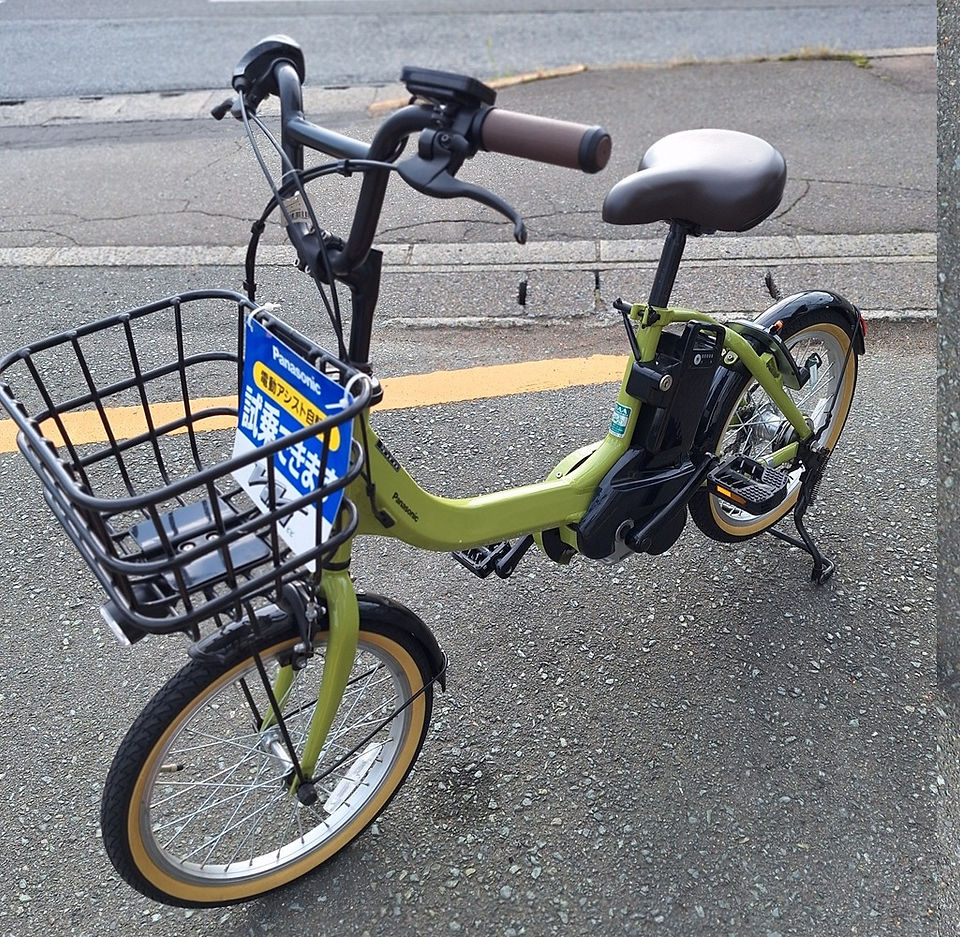 電動アシスト自転車試乗車　パナソニックビビ・S・18