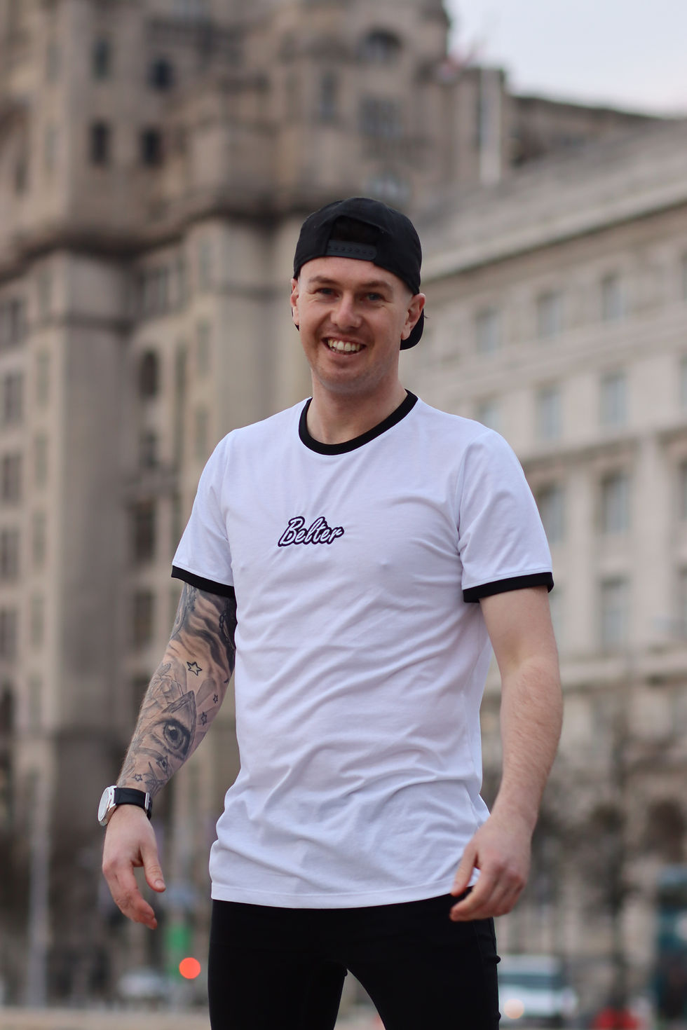 White Contrast T-Shirt