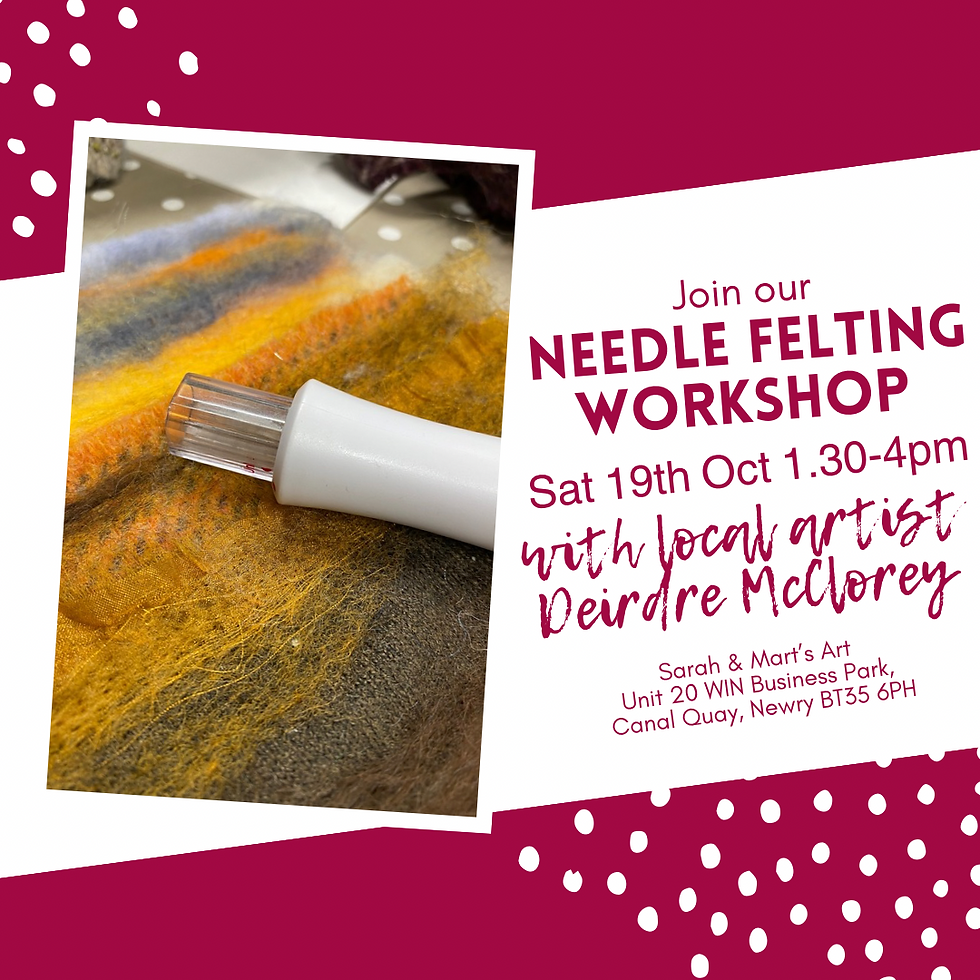 Needle Felting Workshop with Deirdre McClorey