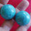 Thumbnail: D0113 GemQz TURQUESITE SPHERE Pair CHINA !!!!