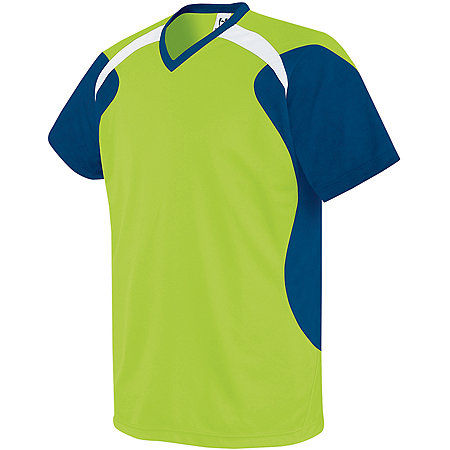 lime/navy/white