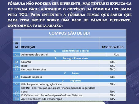 A Fórmula do BDI