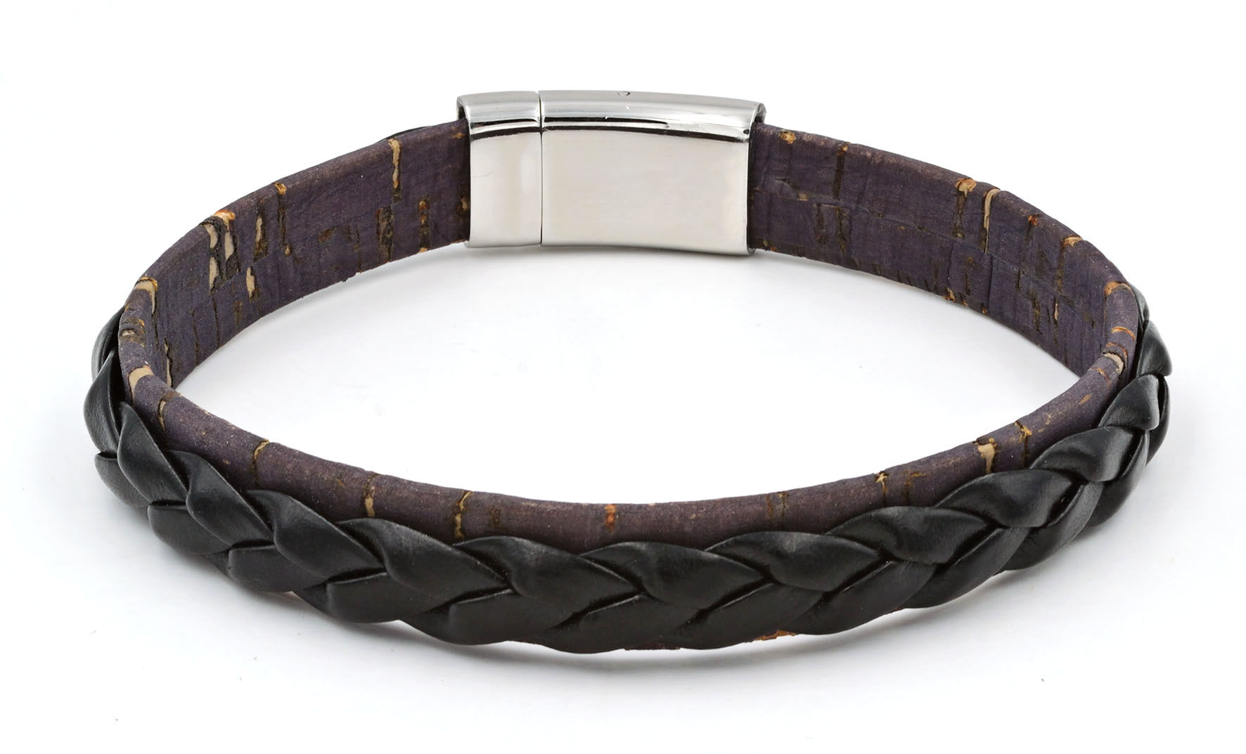 Pollux / Læderarmbånd med kliklås