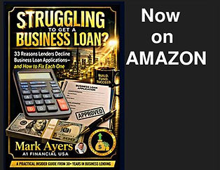 "Struggling to get a business loan" book now on amazon Calculator