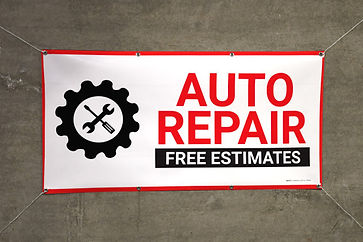 Auto repair banner