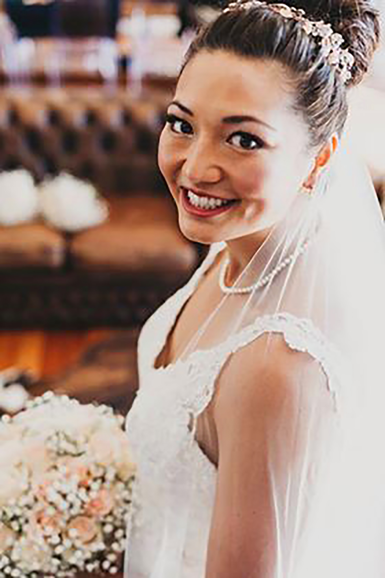 Bridal wedding hair and airbrush mak