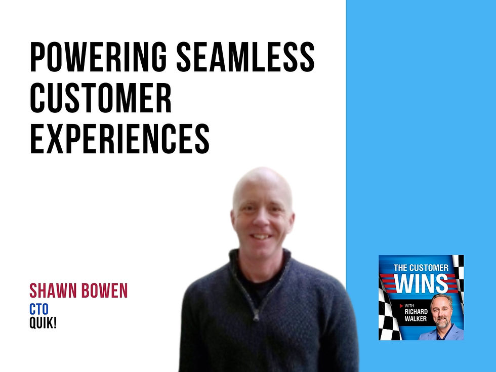 Powering Seamless Customer Experiences With Shawn Bowen