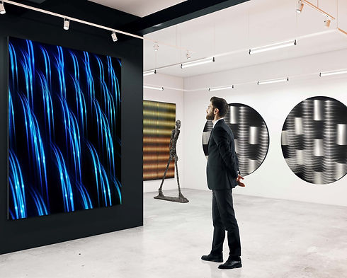 Wall lighting display