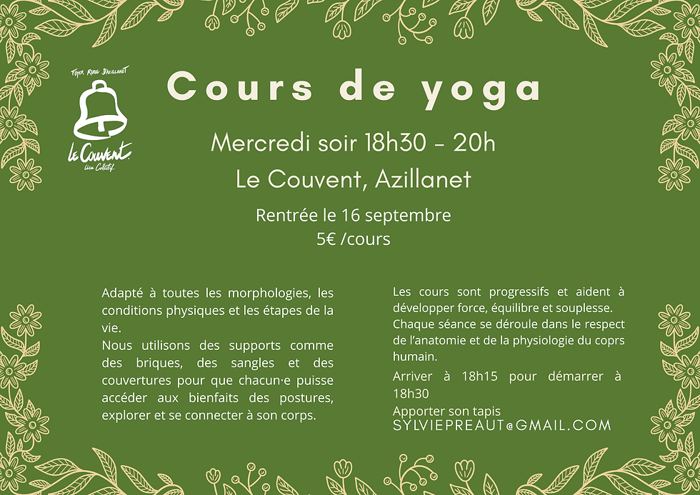 Cours de Yoga