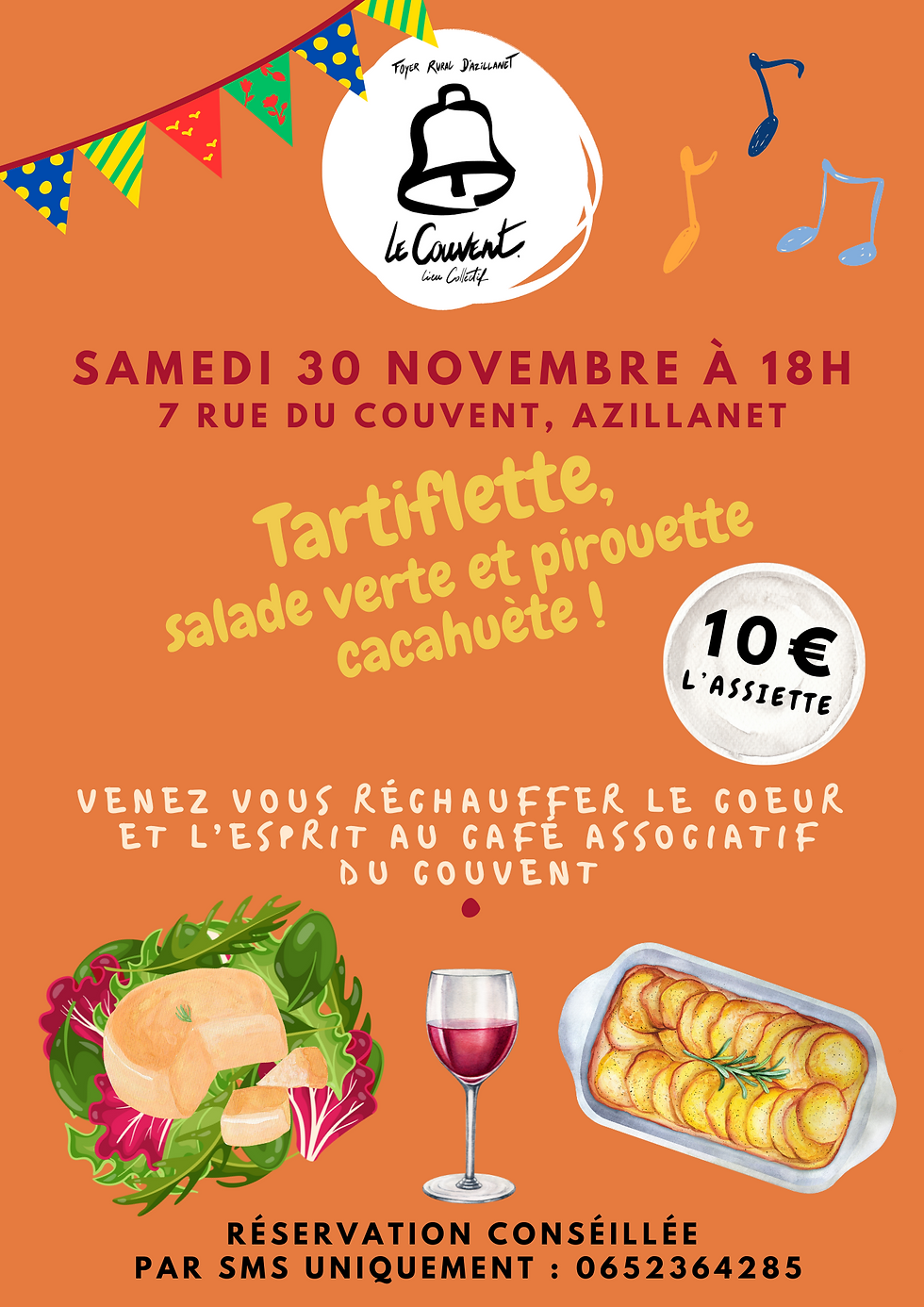 Soirée tartiflette au café asso !
