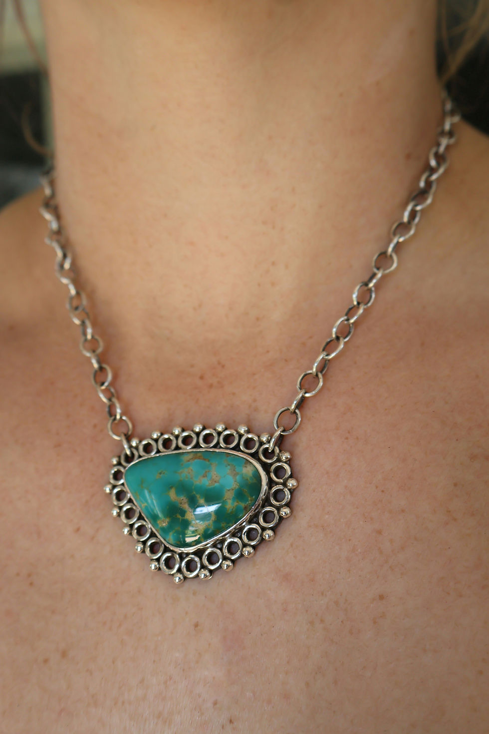 Thumbnail: Kingman Turquoise Necklace