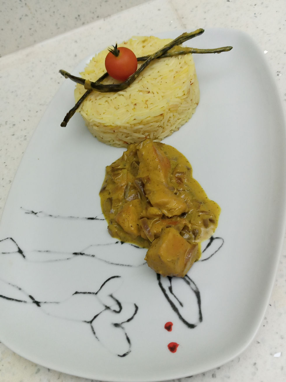 présentation du plat