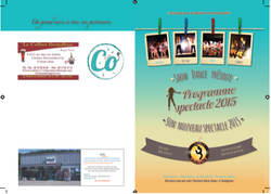 Couvertures programme spectacle Show Dance 2015