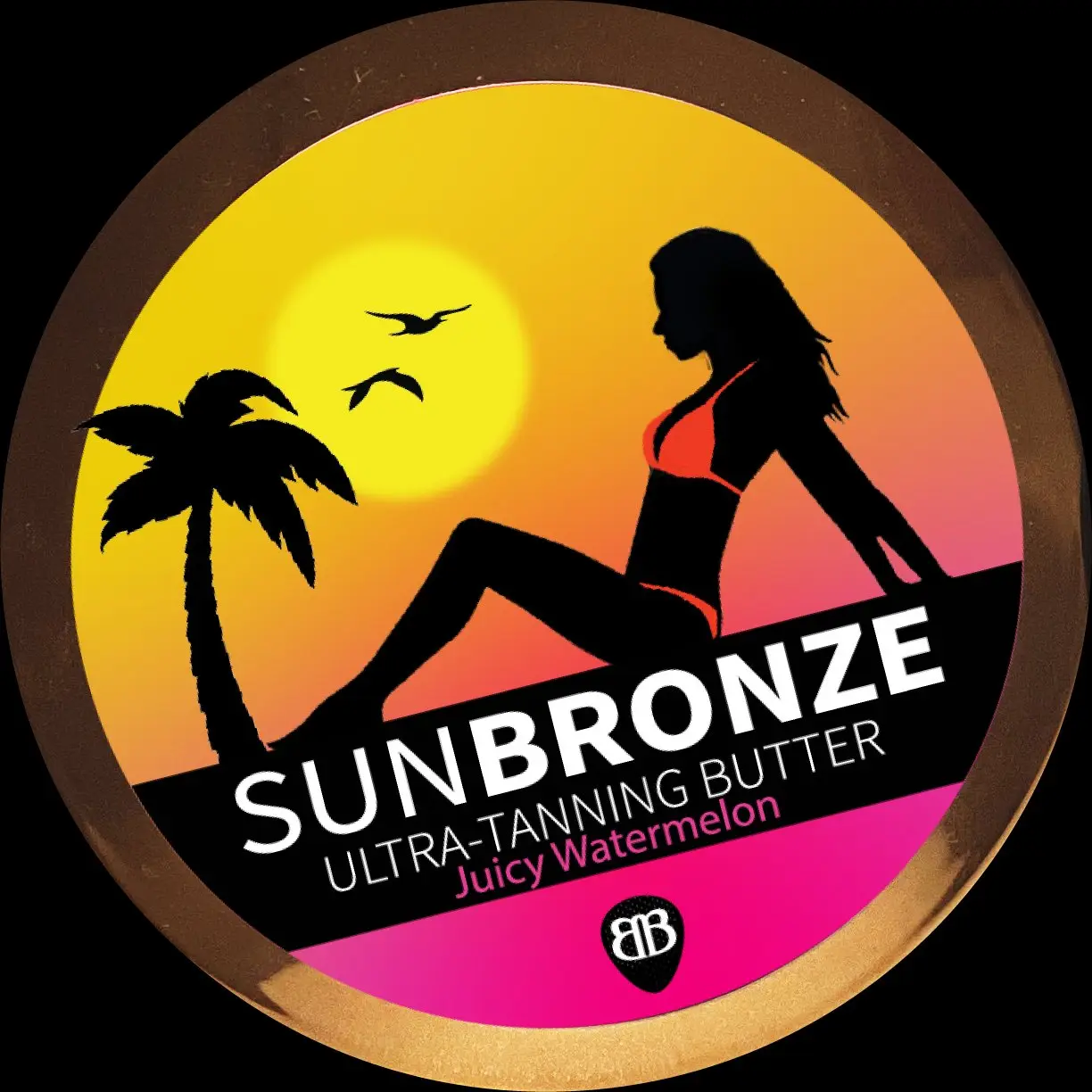 Sun Bronze jar lid
