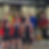 A group from Manchester Frontrunners, LGBTQ+ running club in Manchester, standing outside cafe