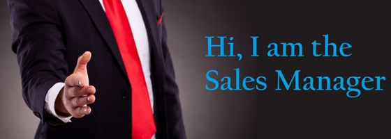 Hi, I am the Sales Manager