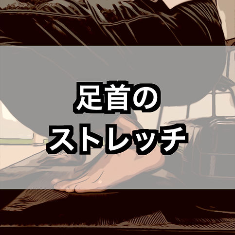 麻痺のための足首ストレッチ風景