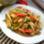 A22 笋爆鸡肉片 - Fried Chicken Slices With Bamboo Shoots