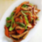 A5 葱爆猪肚 - Fried Pork Tripe With Green Onion