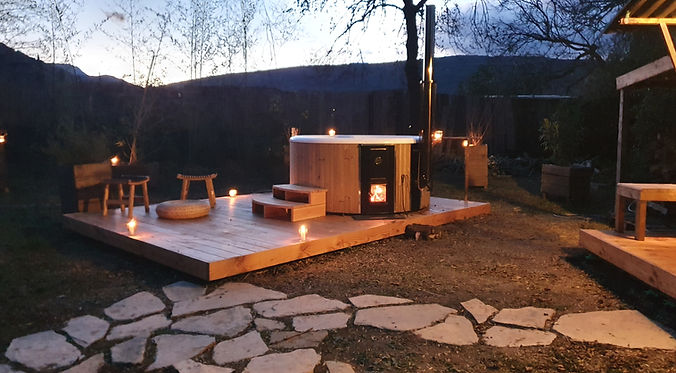 Bain nordique de nuit