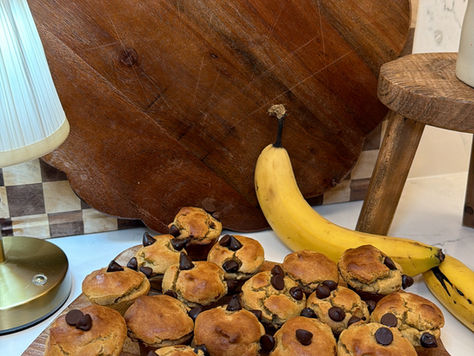 High Protein Banana Muffins