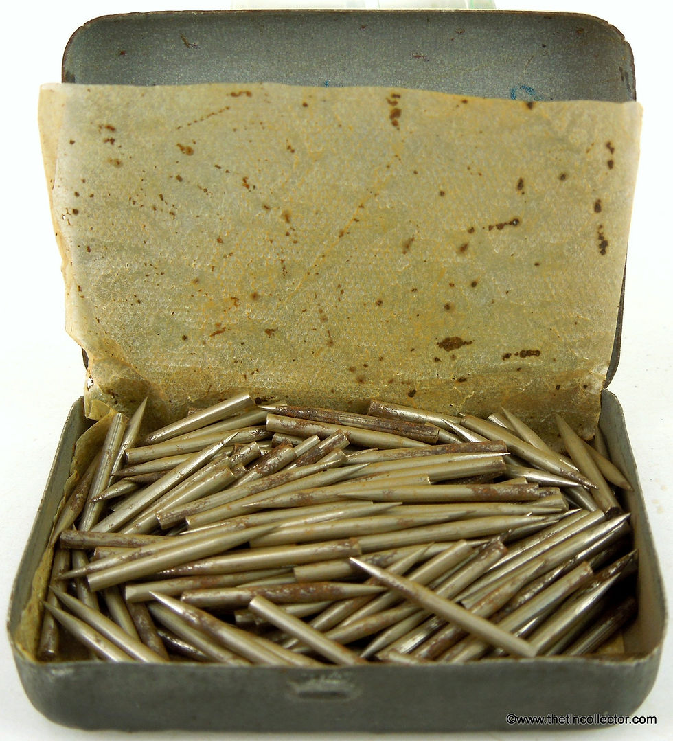 Miniature : GLORY Gramophone Needle Tin