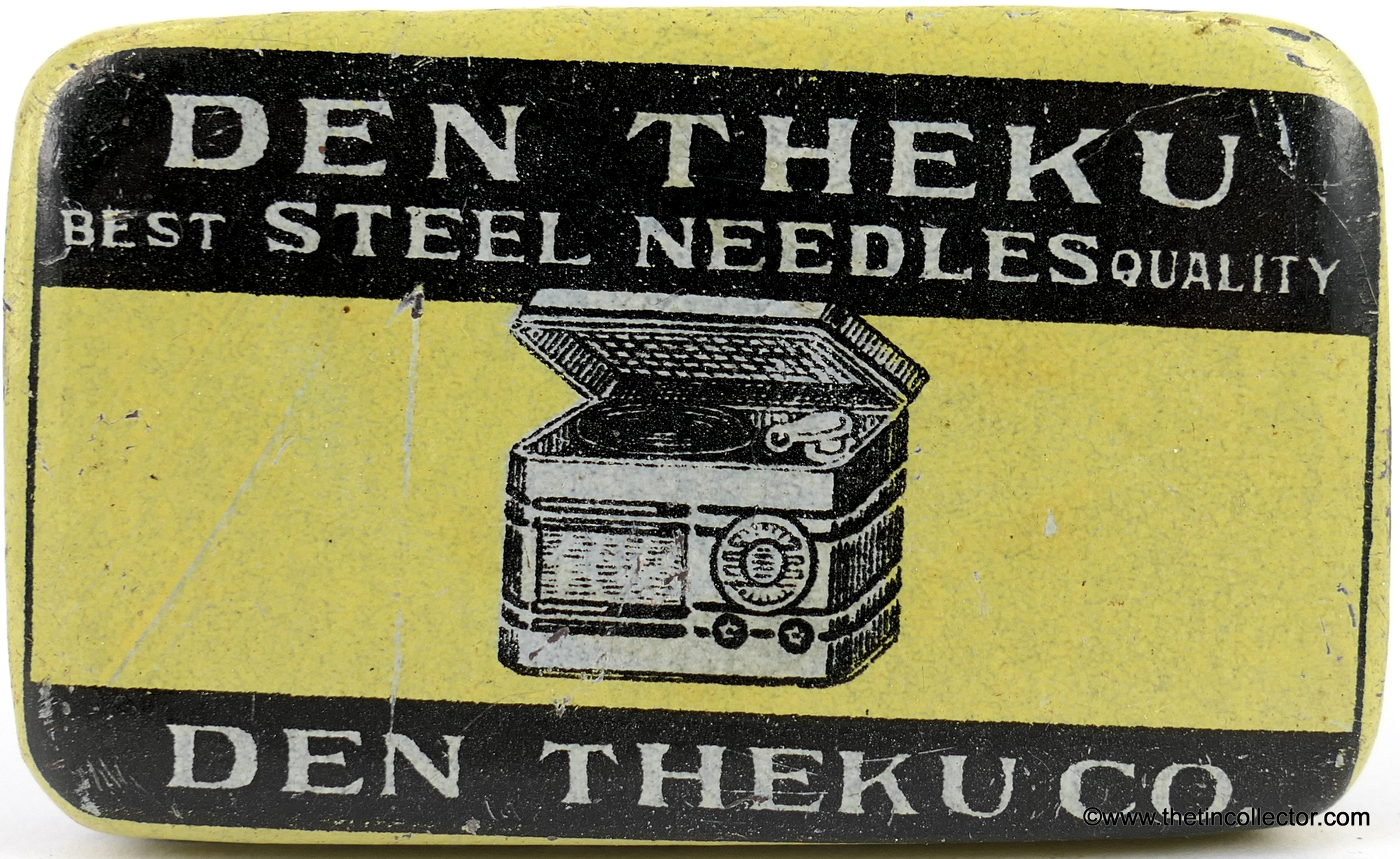 DEN THEKU Gramophone Needle Tin