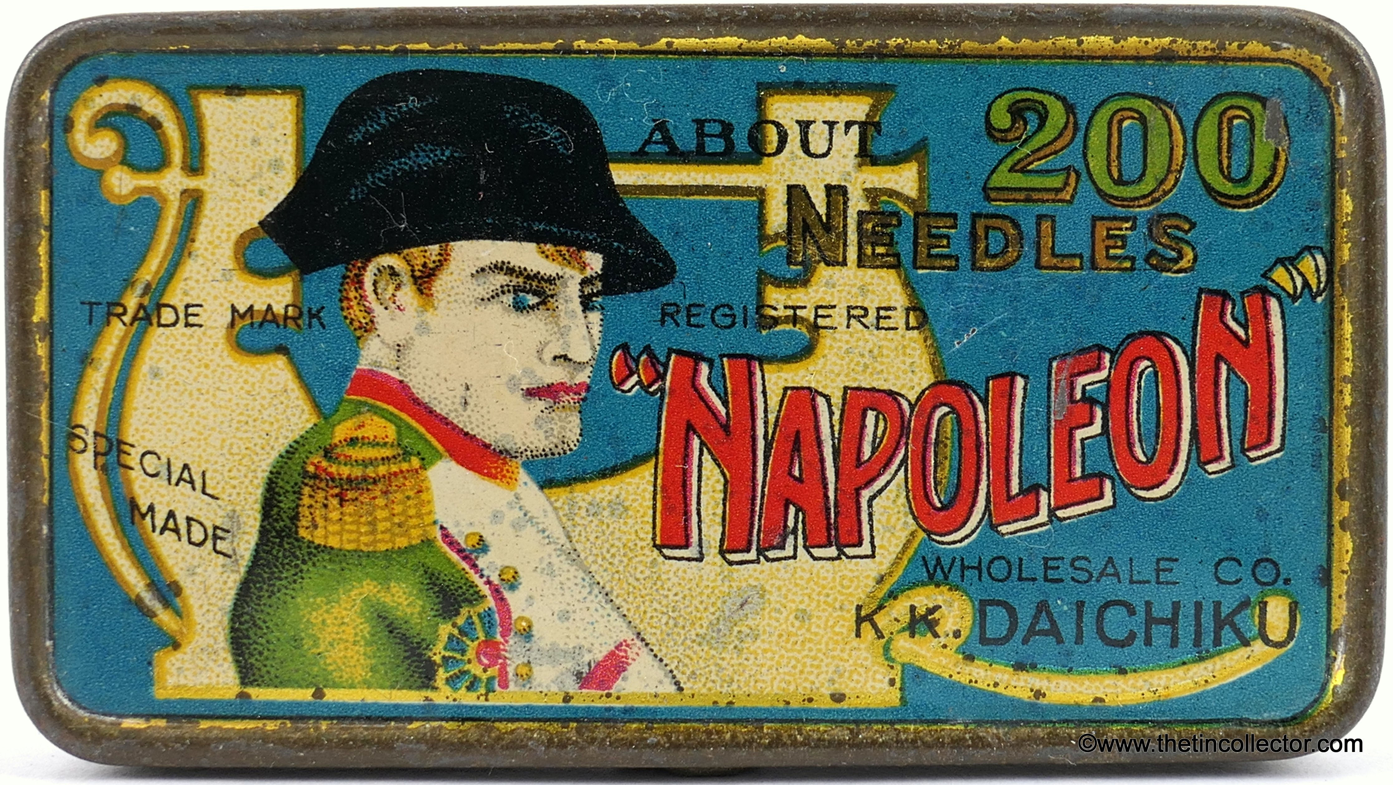 NAPOLEON Gramophone Needle Tin (Domestic Version)