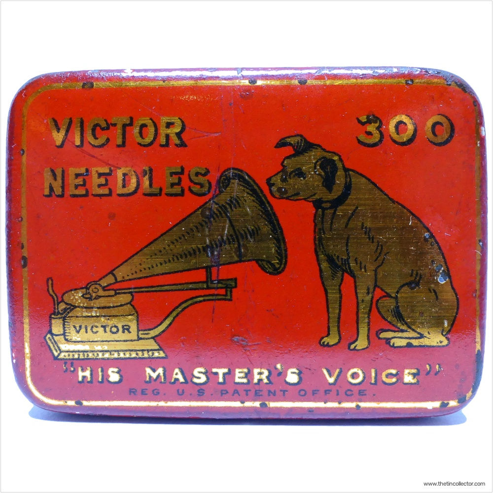 VICTOR Gramophone Needle Tin - USA 300 size