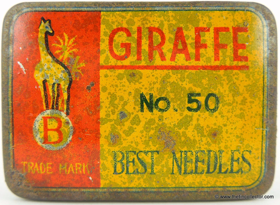 Giraffe Needle Tin