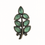 Thumbnail: Vintage Green Leaf Earrings – Bohemian Botanical Charm
