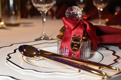 Dinner table at Jade Eatery & Lounge - modern asian fusion restaurant near Forest Hills stadium, Que