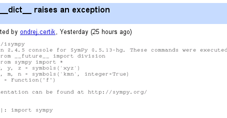 Sympy 2020