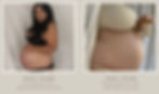 Pure Mama body oil before & after
